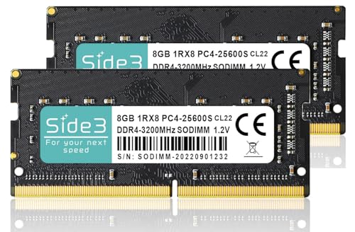 Amazon.co.jp: Side3 DELL 増設 ノートPC用メモリ DDR4-3200MHz